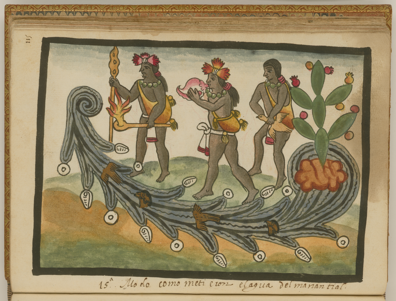 Aztec Ritual Offering Against Drought